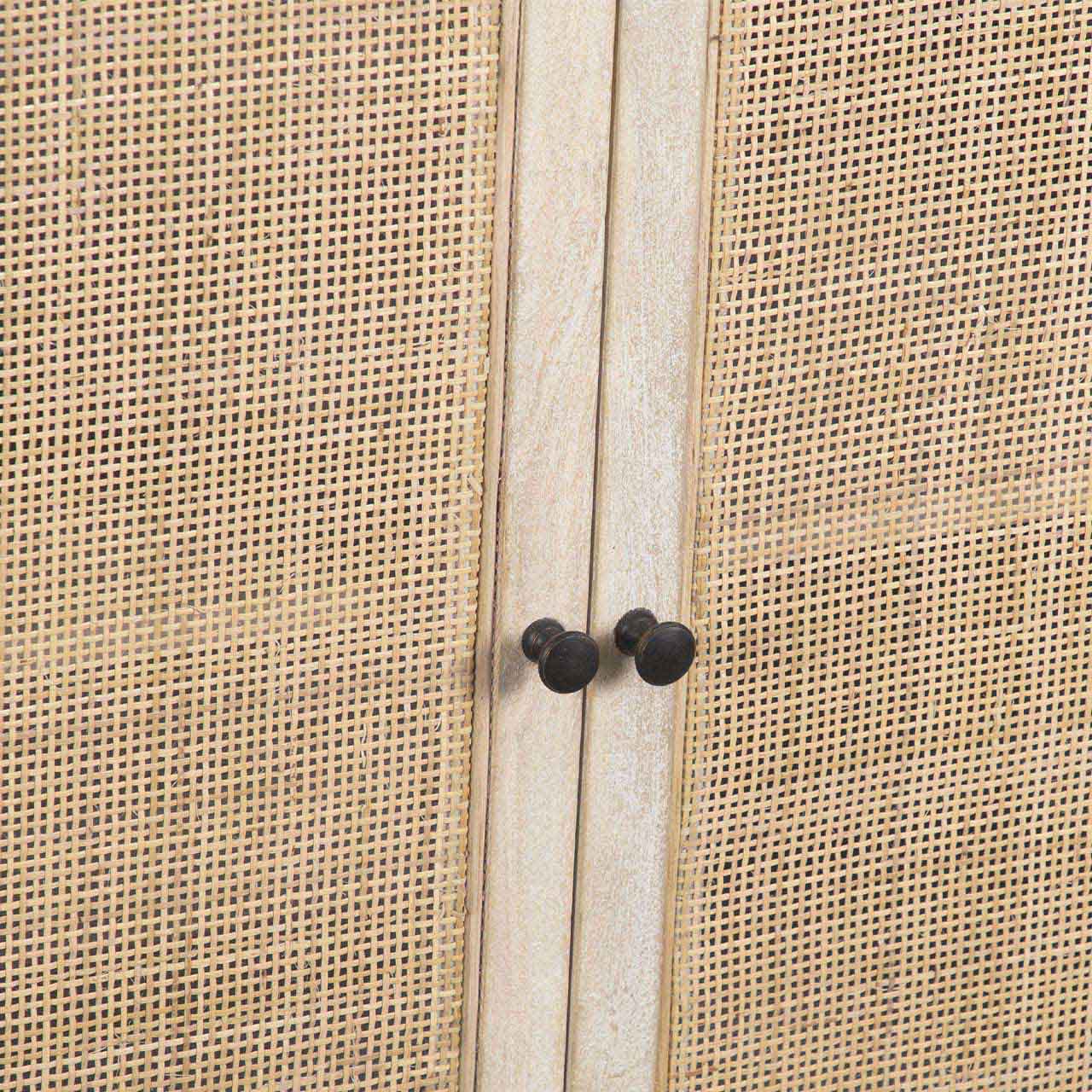 Carmel Mango Wood Iron Door Sideboard N b