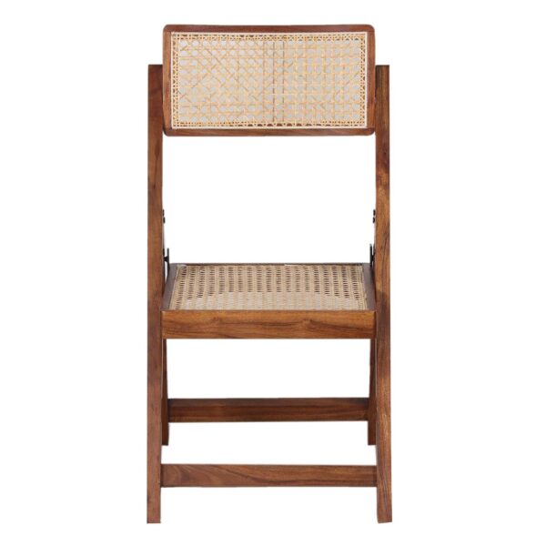 Havana Acacia Wood Cane Folding Chair CG