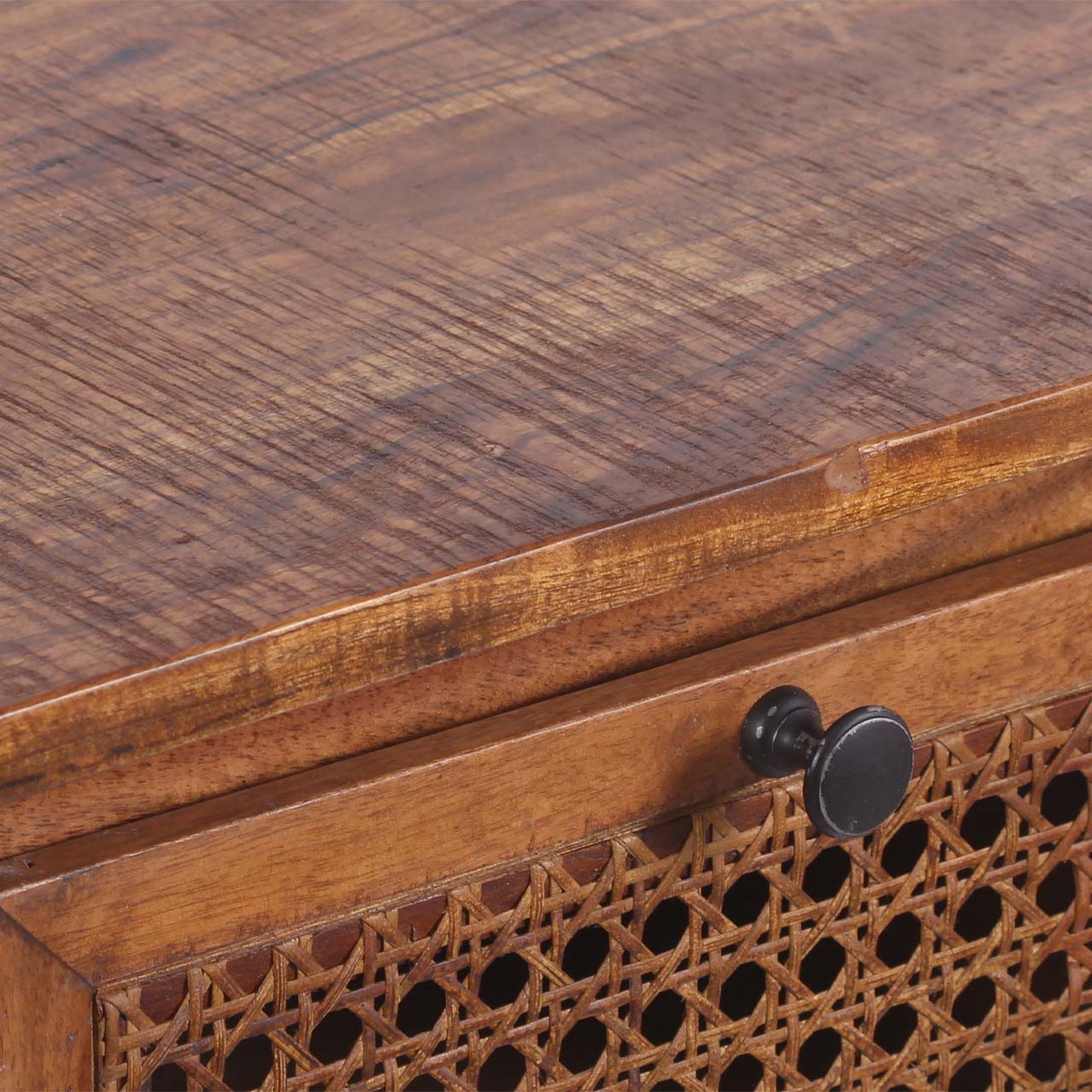 Marisol Acacia Rough Wood Chest Of Drawers CG