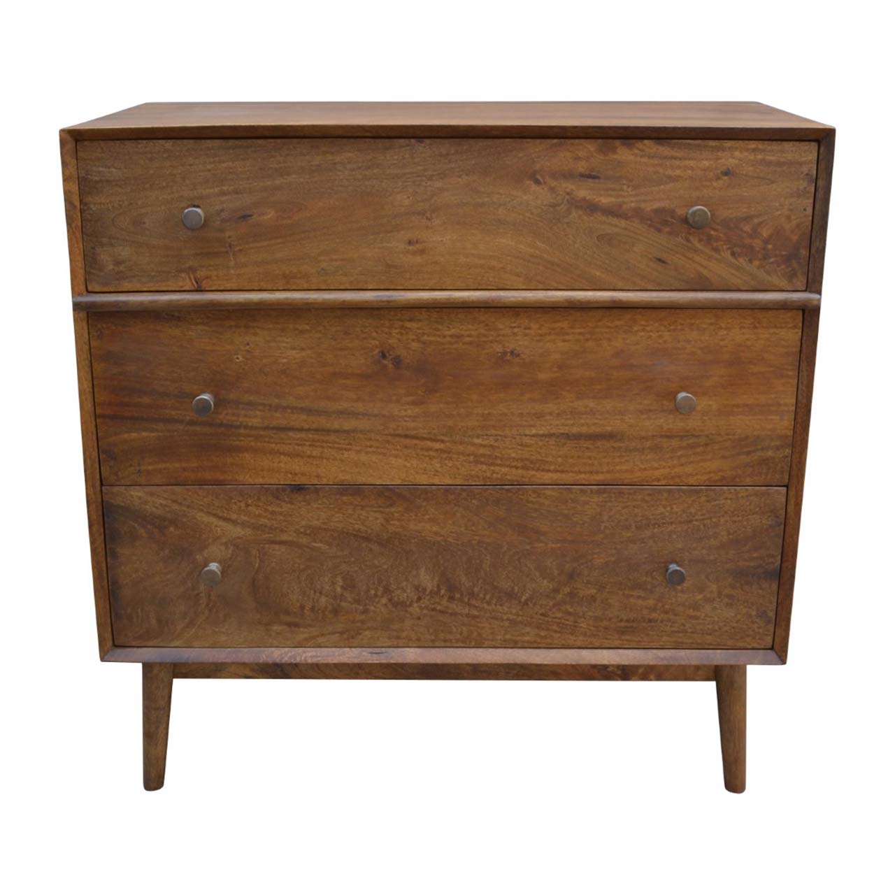 Mid Century Mango Wood Drawer Chest CG