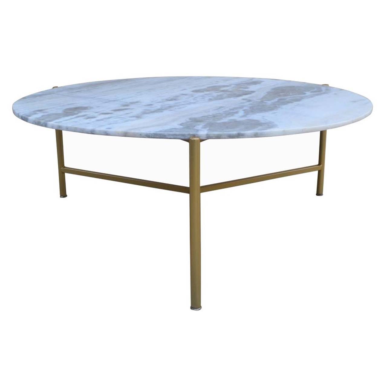 Moscow Iron Marble Top Coffee Table