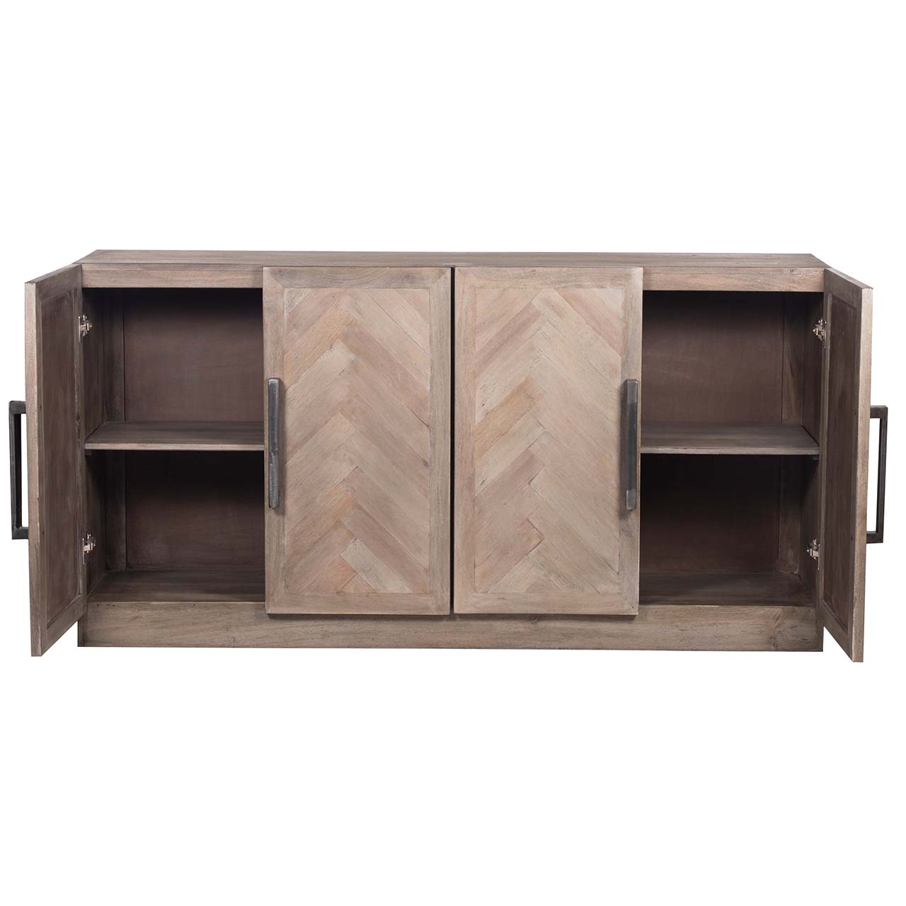 Parquet Mango Wood Door Buffet S