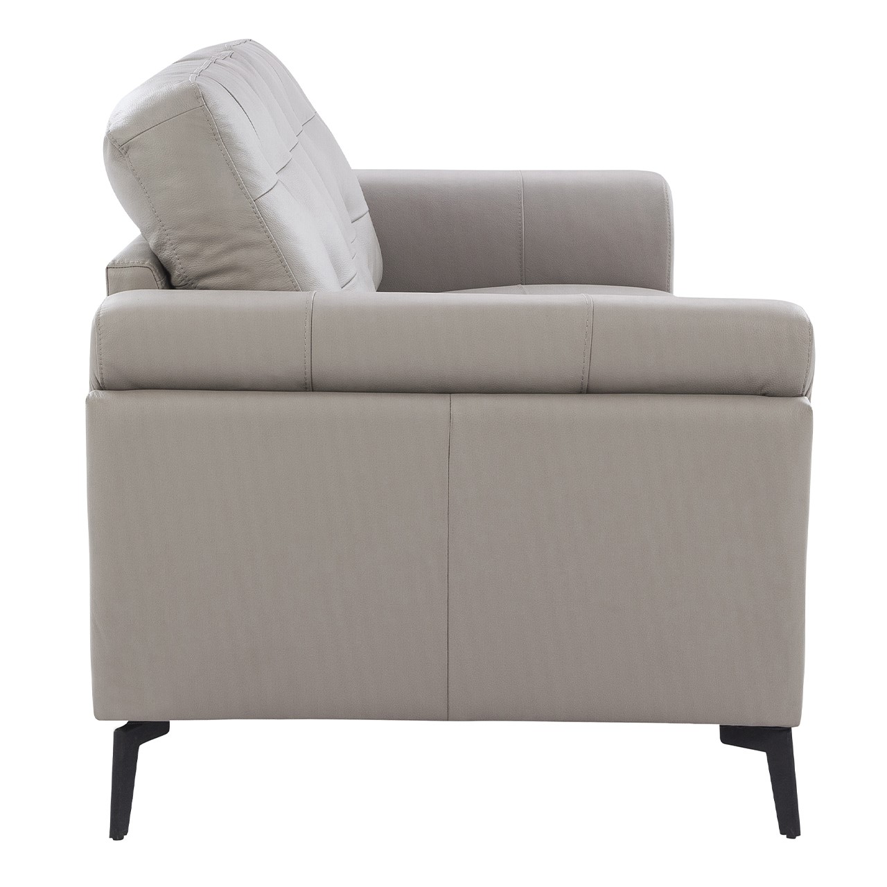 Scottsdale Leather Seater Channel Back Sofa